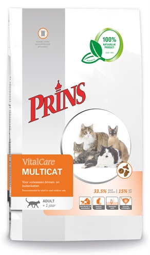 Prins Cat Vital Care Multicat 10Kg product afbeelding