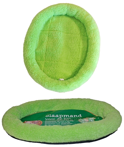 Mand schapenwol groen