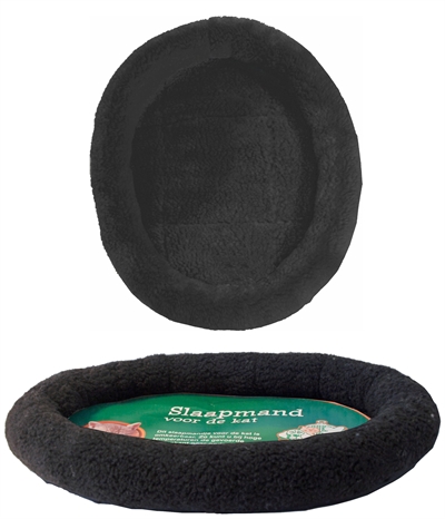 Mand schapenwol zwart