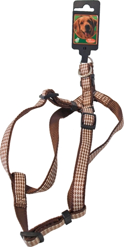 Nylon bhtuig ruit bruin product afbeelding