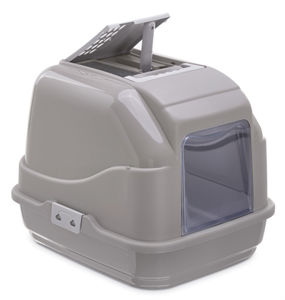 Imac kattenbak easy cat taupe/wit
