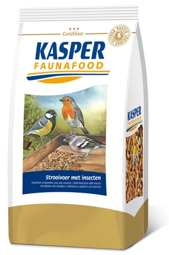 Kasper faunafood goldline strooivoer met insecten product afbeelding