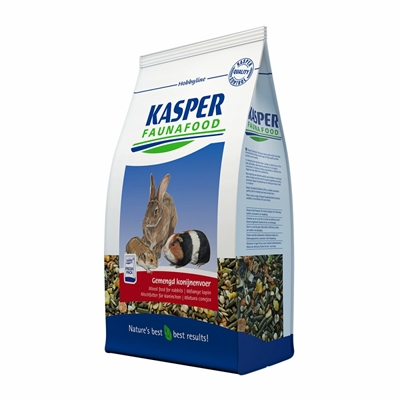Kasper faunafood hobbyline gemengd konijnenvoer met rode wortel product afbeelding