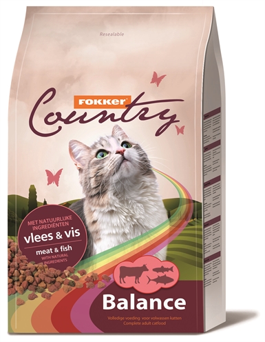 Fokker Kat Country Balance Vlees&Vis 10 Kg product afbeelding