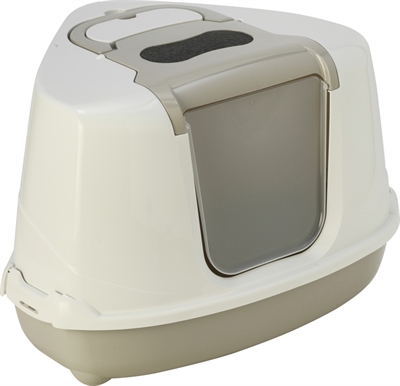 Moderna hoek kattenbak flip grijs/antraciet product afbeelding