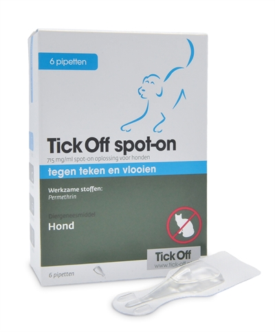 Exil hond tick off knijp ampul product afbeelding