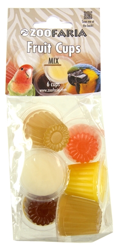 Zoofaria Fruitkuipje Assorti Mix 6 St product afbeelding