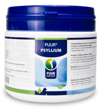 Puur natuur psyllium hond en kat product afbeelding