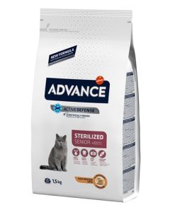 Advance cat sterilized sensitive senior 10+