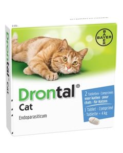 Bayer drontal ontworming kat