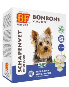 Biofood schapenvet mini bonbons knoflook