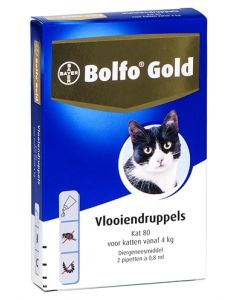 Bolfo gold kat vlooiendruppels