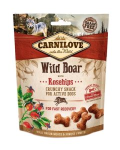 Carnilove crunchy snack everzwijn / rozenbottel