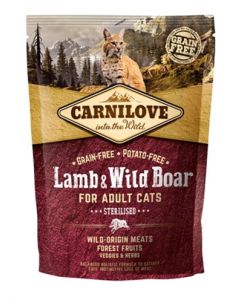 Carnilove lamb / wild boar sterilised