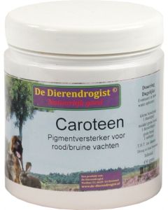 Dierendrogist caroteen pigmentversterker