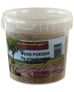 Dierendrogist gemalen penspoeder