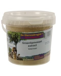 Dierendrogist groenlipmossel extract veterinair