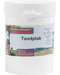 Dierendrogist tandplak