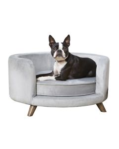 Enchanted hondenmand sofa rosie grijs