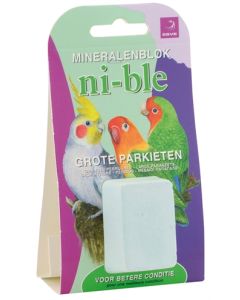 Esve nible mineralenblok grote parkiet groen