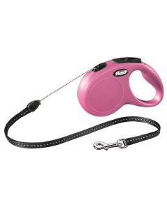 Flexi rollijn classic cord roze