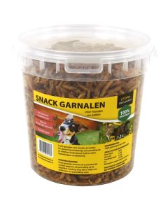 Gedroogde snack garnalen voor hond en kat