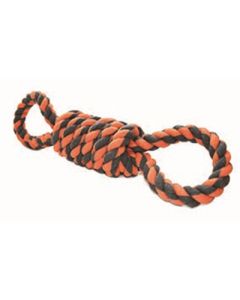 Happy pet nuts for knots extreme spoel 8 vorm tugger grijs / oranje