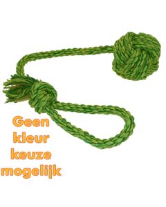 Happy pet nuts for werpflostouw met touwbal