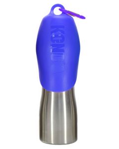 Kong h2o drinkfles rvs blauw