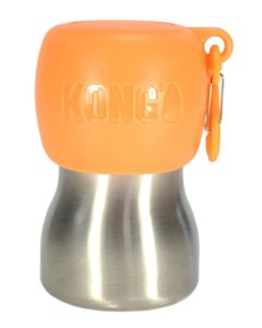 Kong h2o drinkfles rvs oranje