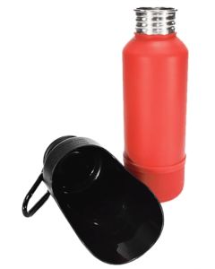 Kong h2o drinkfles thermos rood