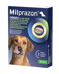 Krka milprazon kauwtabletten ontwormingstabletten hond