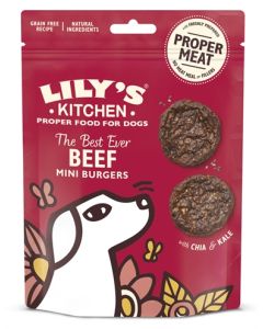 Lily's kitchen dog the best ever beef mini burgers