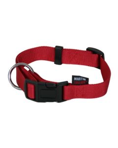 Martin halsband basic nylon rood