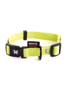 Martin halsband nylon groen verstelbaar