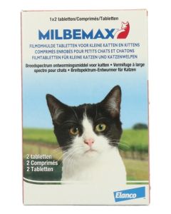 Milbemax tablet ontworming kleine kat/kitten