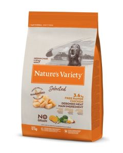 Natures variety selected adult medium free range chicken