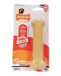 Nylabone dura chew peanutbutter voor harde bijters hypoallergeen