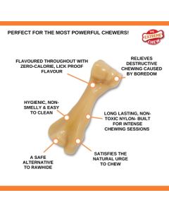 Nylabone power chew harde bijters kipsmaak