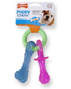 Nylabone puppy chew bijtring speen / bot puppyspeelgoed