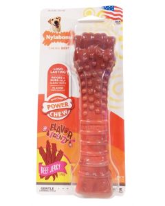 Nylabone textured dura chew beef jerkey voor harde bijters