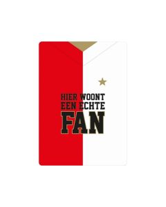 Plenty gifts waakbord blik feyenoord fan