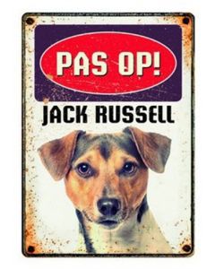 Plenty gifts waakbord blik jack russell