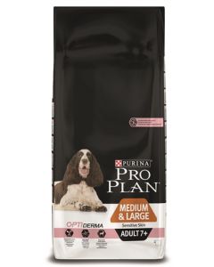 Pro plan dog adult medium / large 7+ sensitive skin