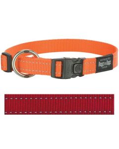 Rogz for dogs fanbelt halsband rood