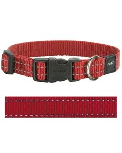 Rogz for dogs snake halsband rood