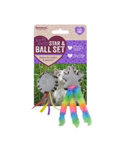 Rosewood moody moggy ster en bal set