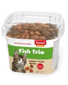 Sanal cat fish trio snacks cup