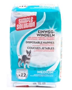 Simple solution wegwerp honden luier