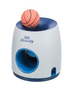 Trixie dog activity strategiespel ball&treat wit / blauw